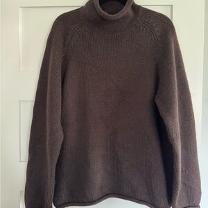 J. Crew Dark Brown Wool Sweater